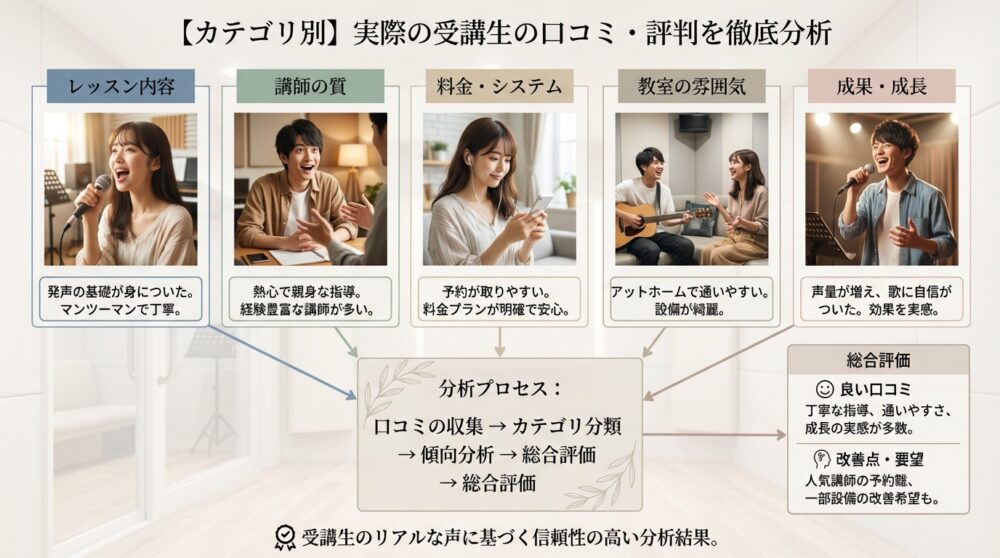 【カテゴリ別】実際の受講生の口コミ・評判を徹底分析