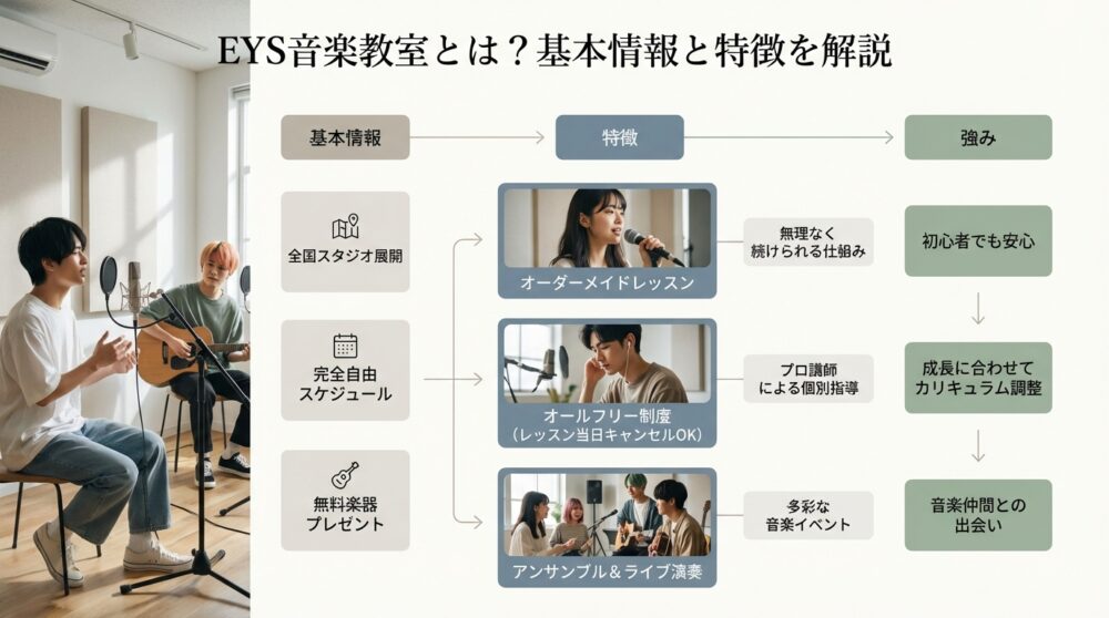 EYS音楽教室とは？基本情報と特徴を解説