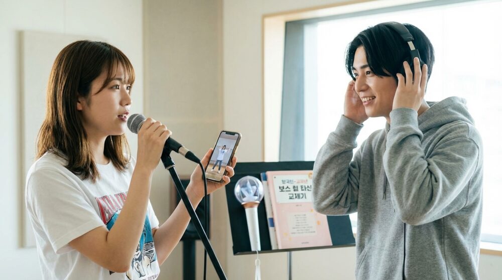 k-pop ボイトレの解説イメージ