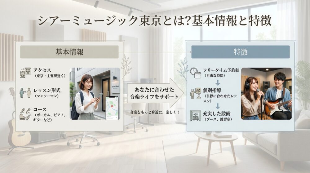 シアーミュージック東京とは?基本情報と特徴