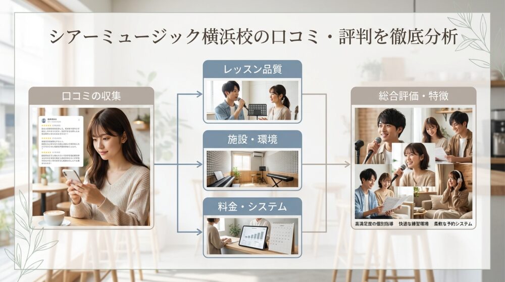 シアーミュージック横浜校の口コミ・評判を徹底分析