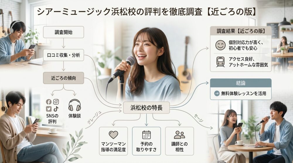 シアーミュージック浜松校の評判を徹底調査【近ごろの版】