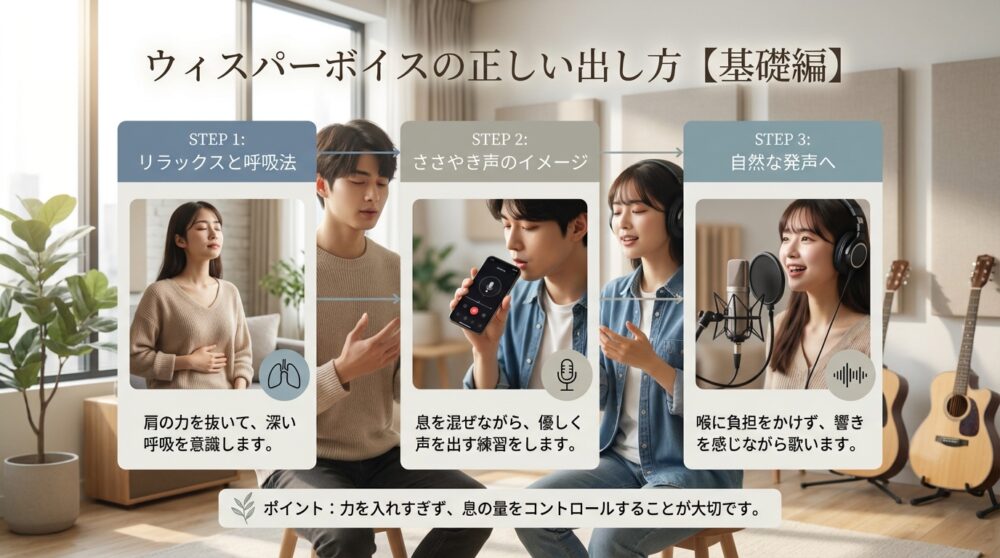 ウィスパーボイスの正しい出し方【基礎編】