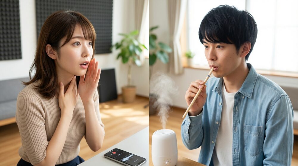 ウィスパーボイス とは 出し方の解説イメージ