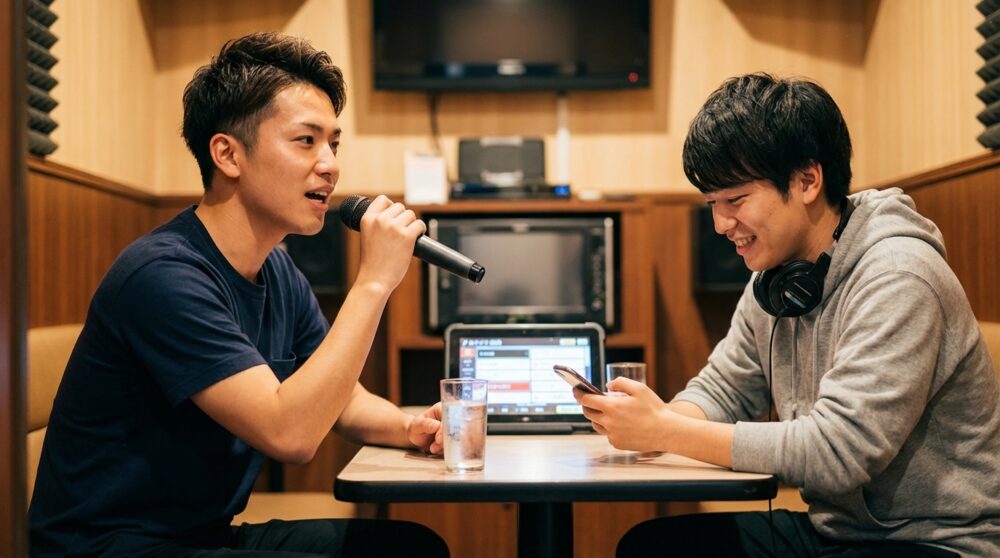 カラオケ コツ 男の解説イメージ