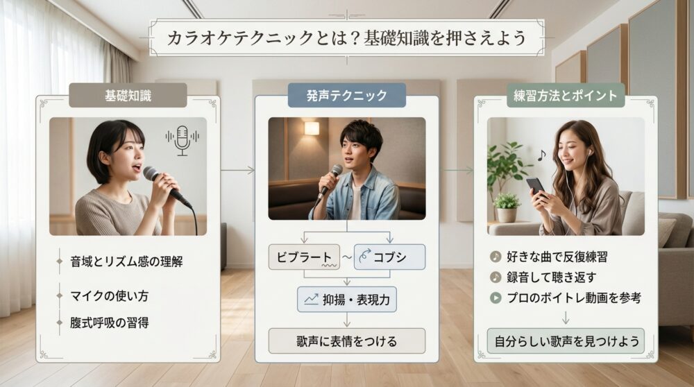 カラオケテクニックとは？基礎知識を押さえよう
