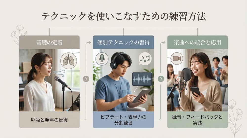 テクニックを使いこなすための練習方法