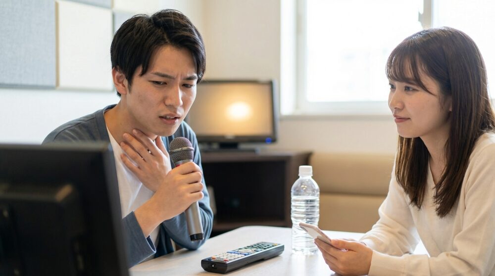 カラオケ 低い声しか出ない 男の解説イメージ