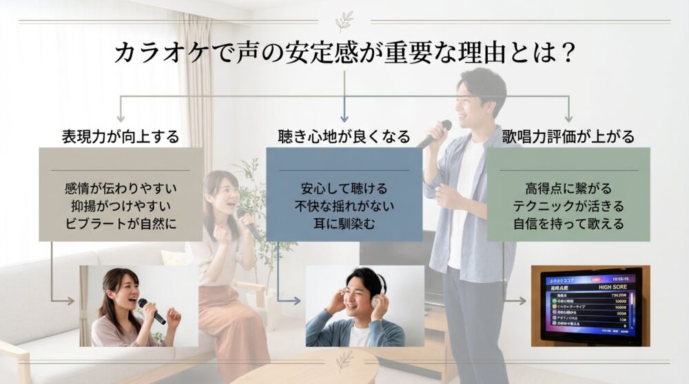 カラオケで声の安定感が重要な理由とは？