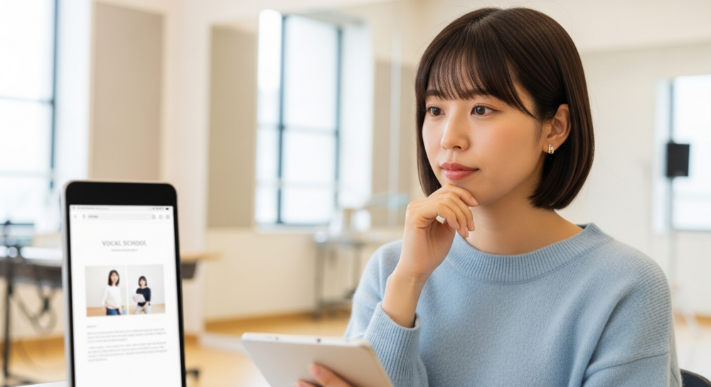 枚方でボイトレを選ぶ前に押さえたいポイント