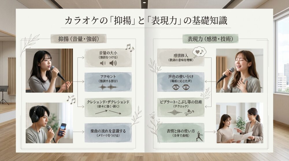 カラオケの「抑揚」と「表現力」の基礎知識