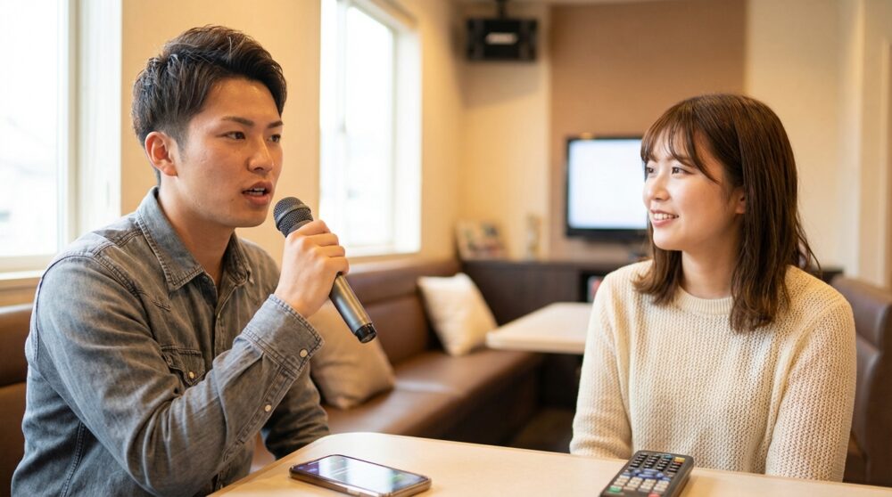 カラオケ 簡単な曲 男性の解説イメージ