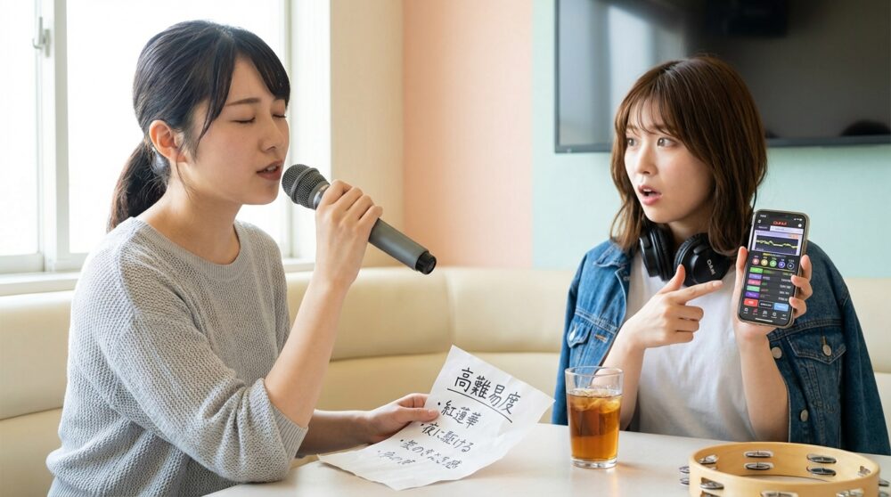 カラオケ 難しい曲 女性の解説イメージ