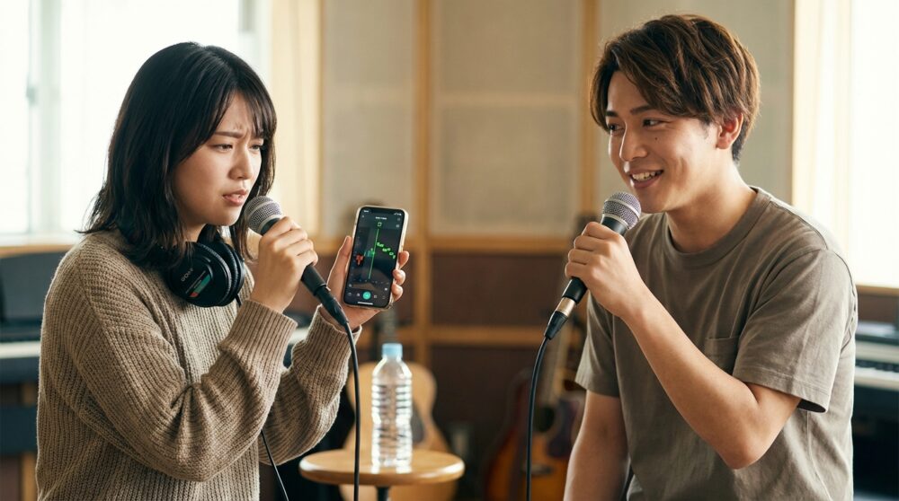 カラオケ 音痴 原因の解説イメージ