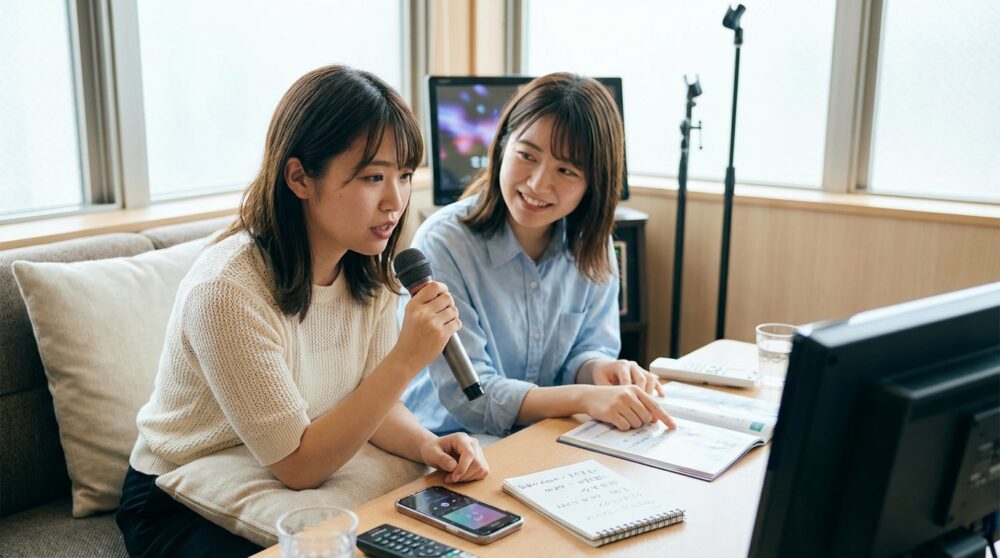 カラオケ 音痴 歌いやすい曲 女性の解説イメージ