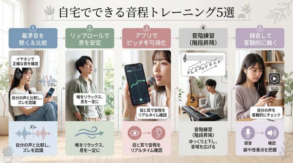 自宅でできる音程トレーニング5選
