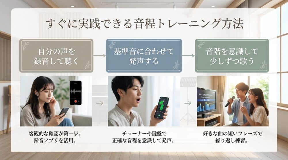 すぐに実践できる音程トレーニング方法