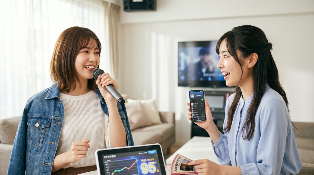 カラオケ 高得点 取りやすい曲 女性の解説イメージ