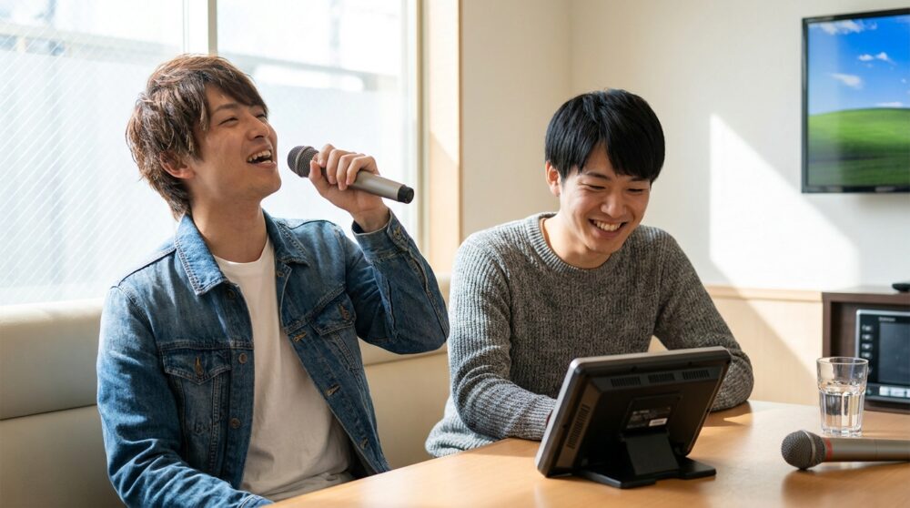 カラオケ 高得点 取りやすい曲 男性の解説イメージ