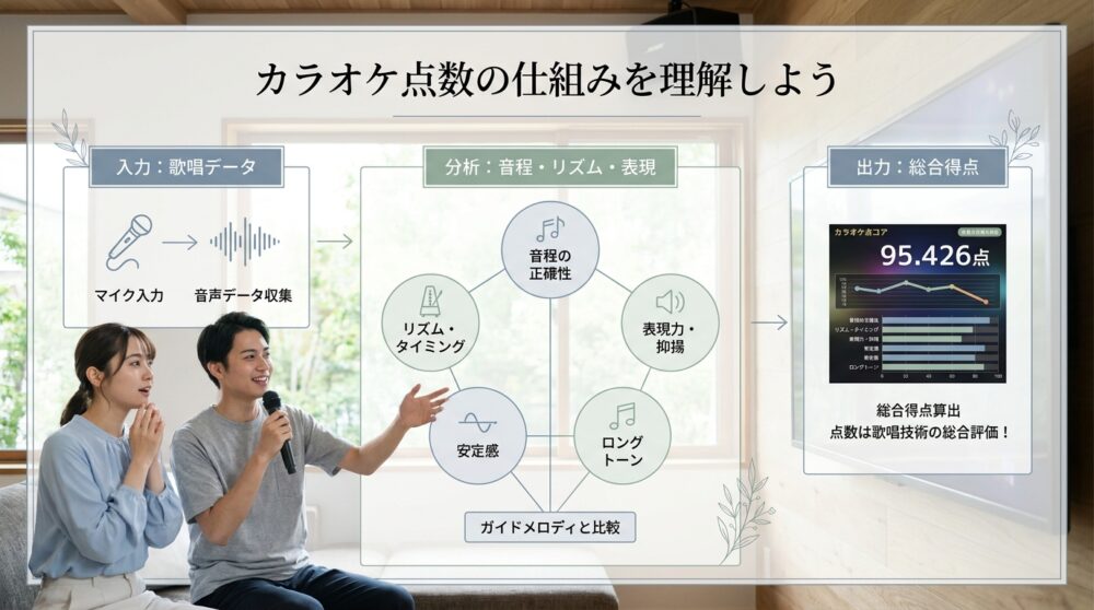カラオケ点数の仕組みを理解しよう