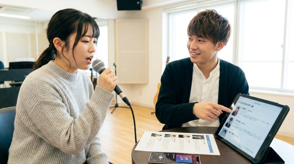 シアーミュージック 講師 一覧 選び方の解説イメージ