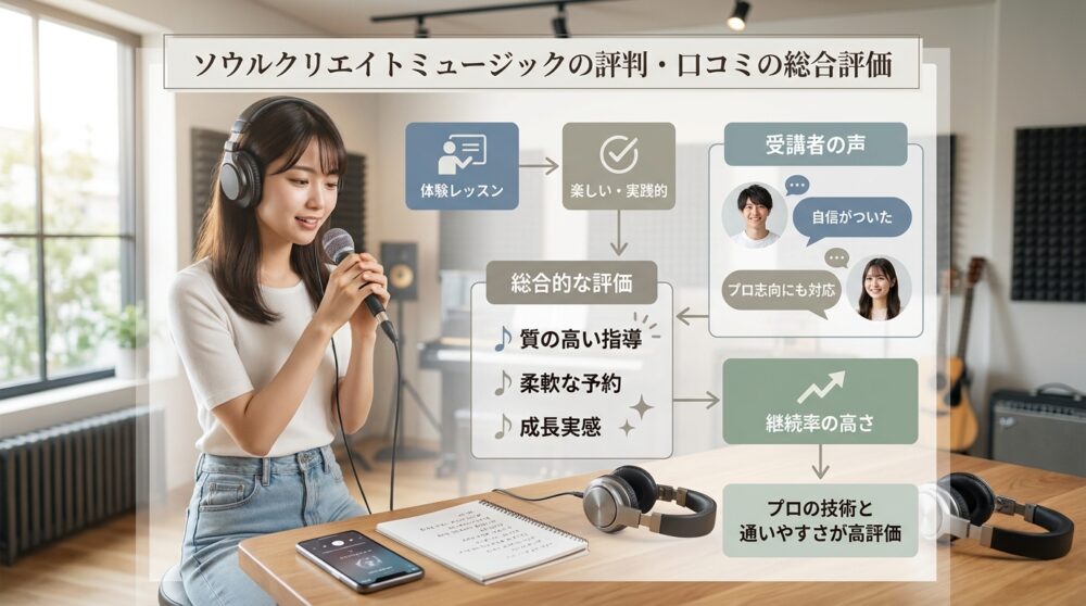ソウルクリエイトミュージックの評判・口コミの総合評価