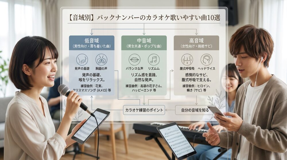 バックナンバーのカラオケ歌いやすい曲10選