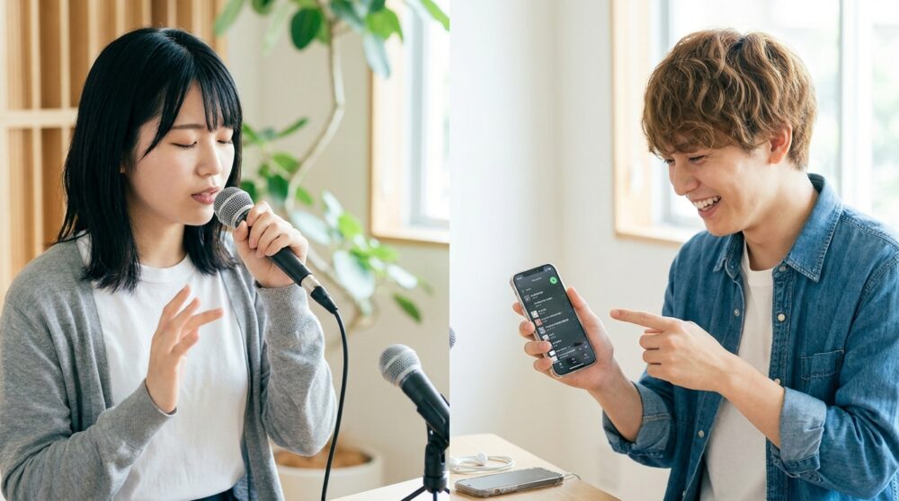 ビブラート 出し方 出しやすい曲の解説イメージ