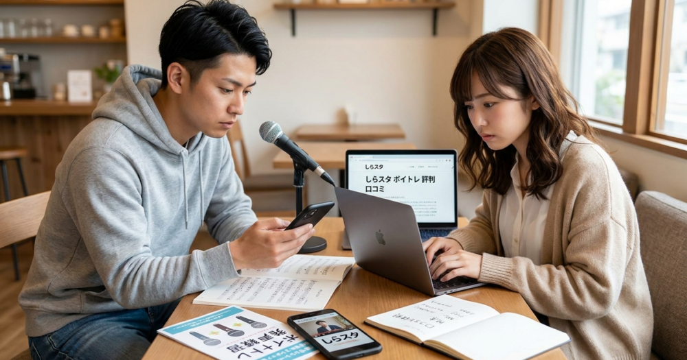 ボイトレ しらスタ 評判 口コミの解説イメージ