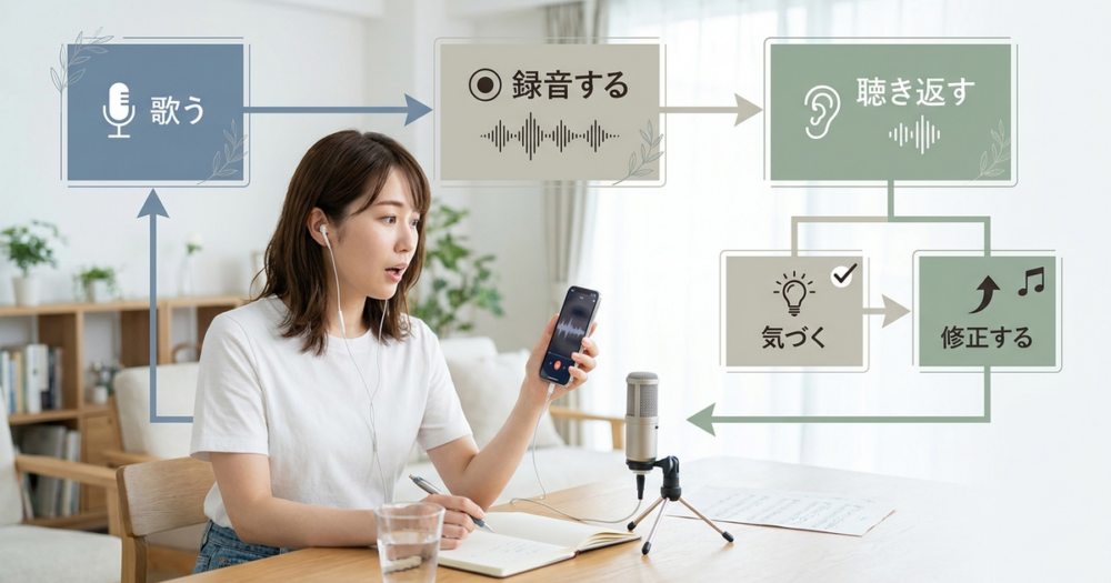 無料アプリで効率よく歌唱力を伸ばすための使い方