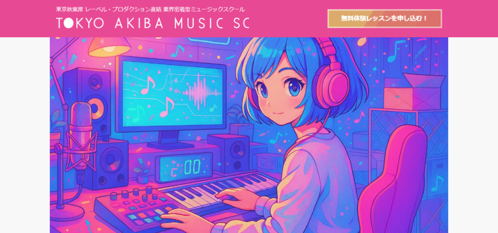 TOKYO AKIBA MUSIC SCの公式サイト
