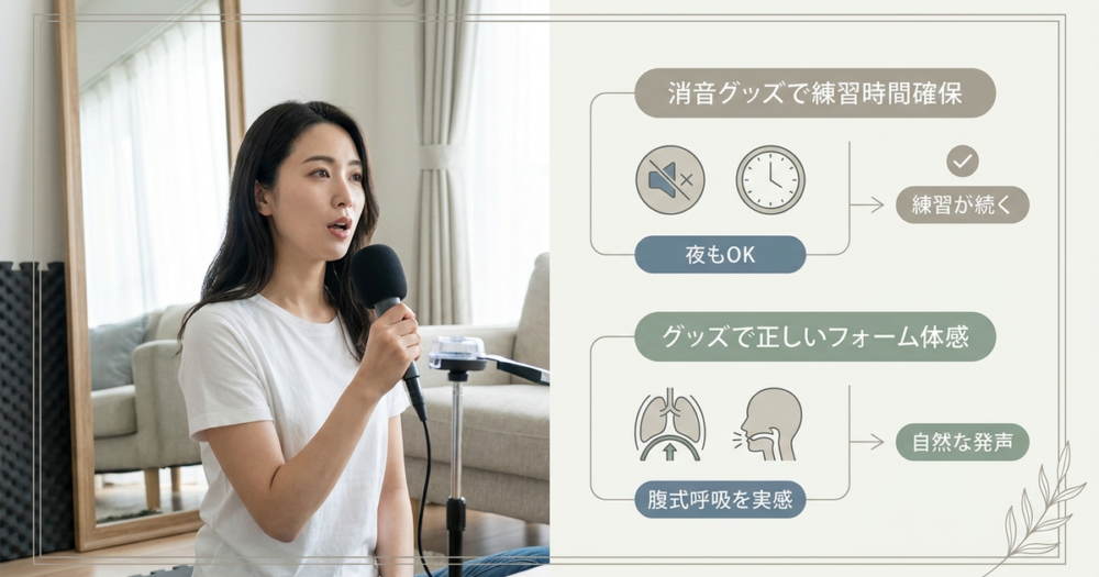 ボイトレグッズで自宅練習の質が変わる理由