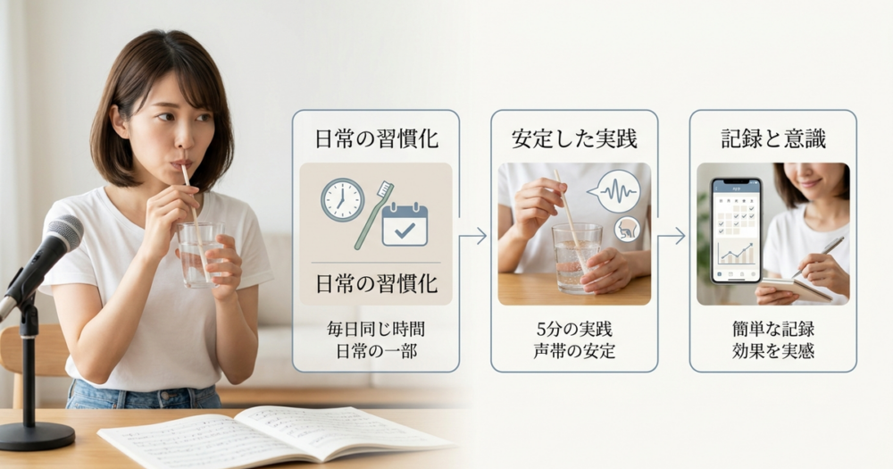 ストローボイトレで効果を実感できる人の3つの共通点