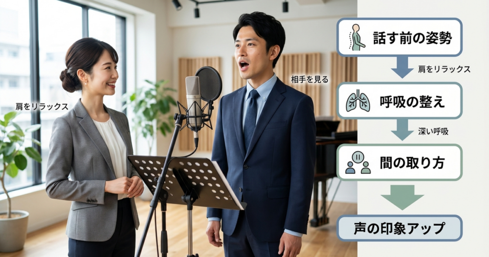 ビジネスシーンで声の印象を左右しているのは発声以前の「聞く姿勢」だと気づく