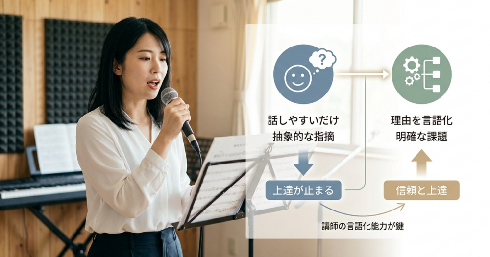 ボイトレのマンツーマンレッスンで上達が止まる人に共通していること