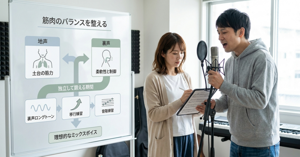 多くのボイトレ教室が教えてくれない「筋肉のバランス」
