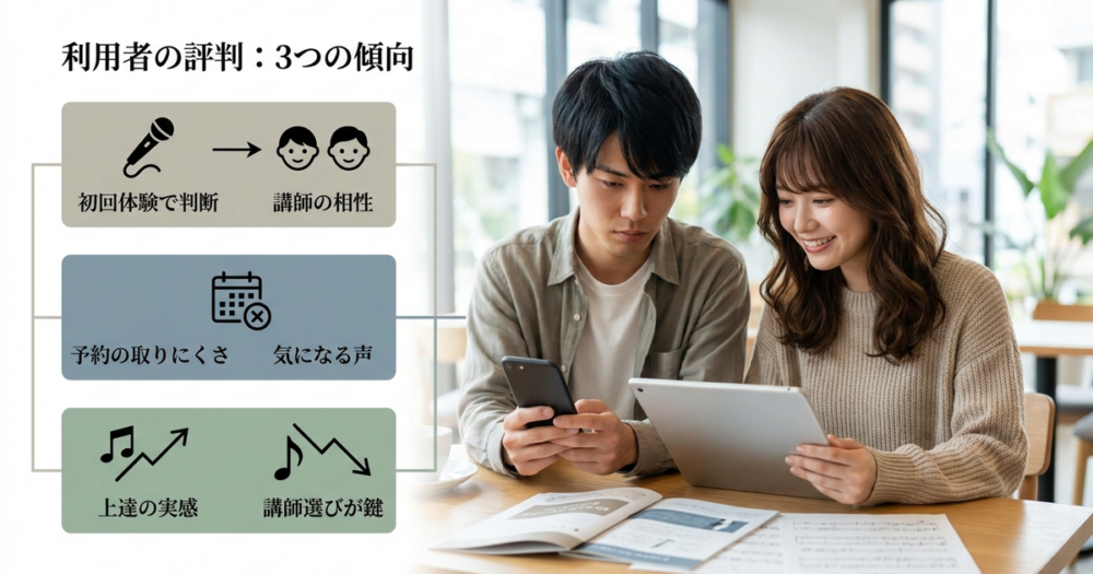 実際の利用者から集めた評判と口コミで判明した3つの傾向