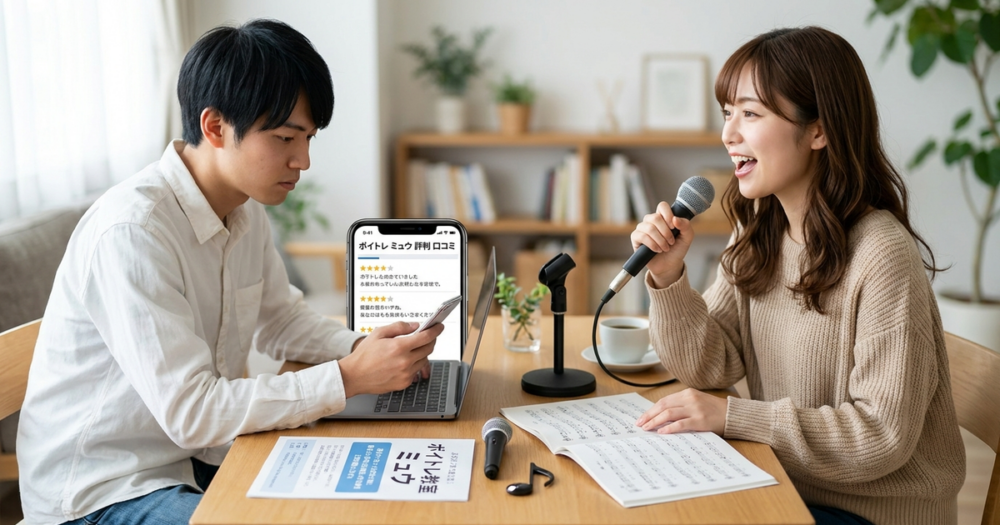 ボイトレ ミュウ 評判 口コミの解説イメージ