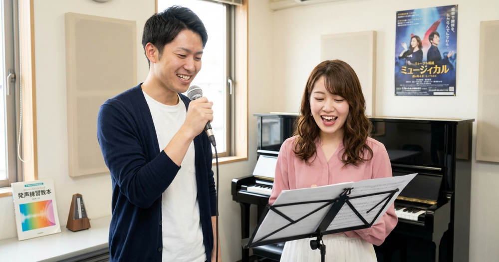 ボイトレ ミュージカル おすすめ 教室の解説イメージ