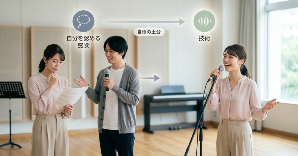ボイトレのメリットで得られるのは、技術より先に「自分を認める感覚」