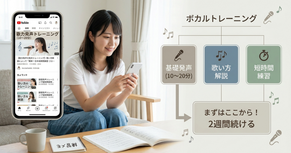 初心者向けYouTubeボイトレチャンネル完全ガイド