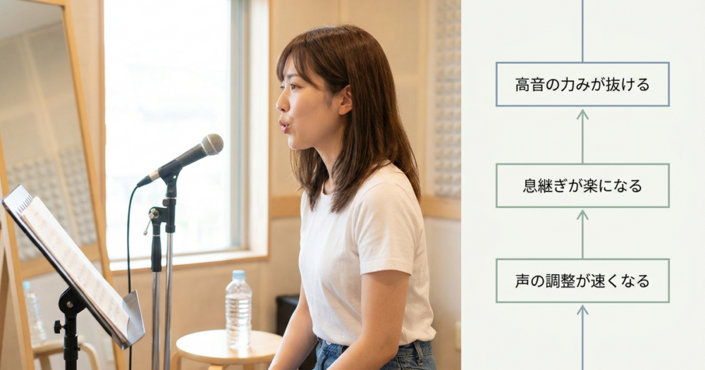 リップロールができるようになると変わる3つの発声感覚