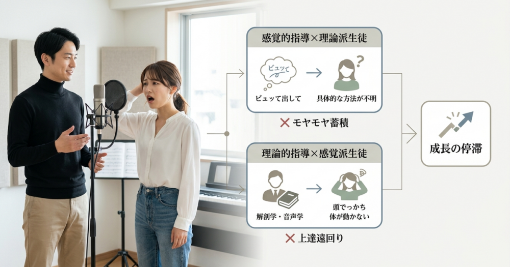 ボイトレの先生・講師選びを「相性」で決めると失敗してしまう理由