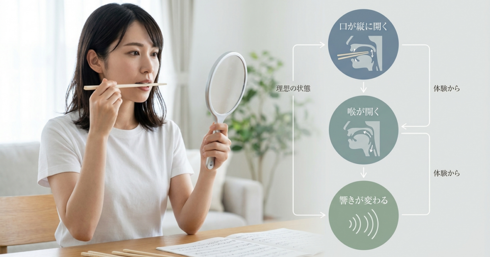 割り箸ボイトレで声が変わる理由を体験から整理しておく