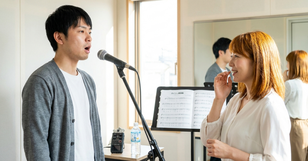 ボイトレ 女声の解説イメージ