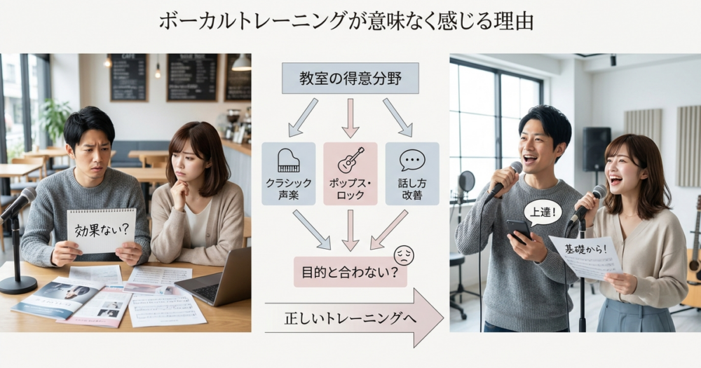 ボイトレが「意味ない」と感じてしまう本当の理由を整理しておく