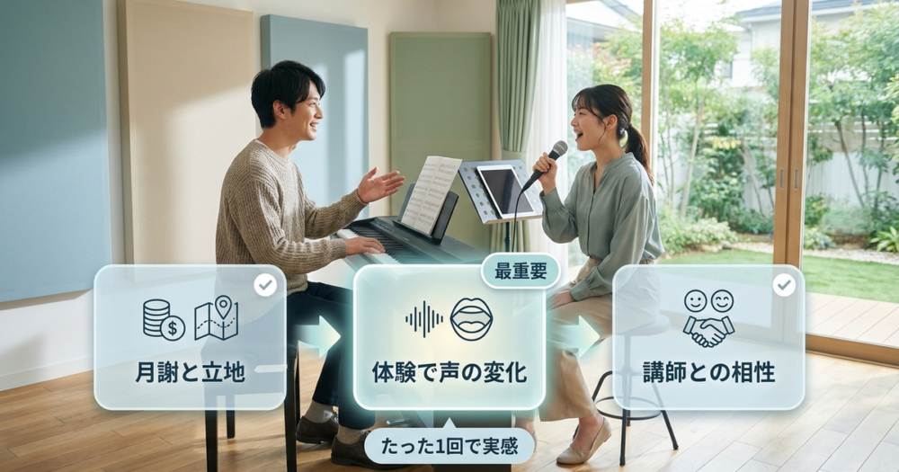 失敗しない教室選びで最初に確認すべき3つの基準