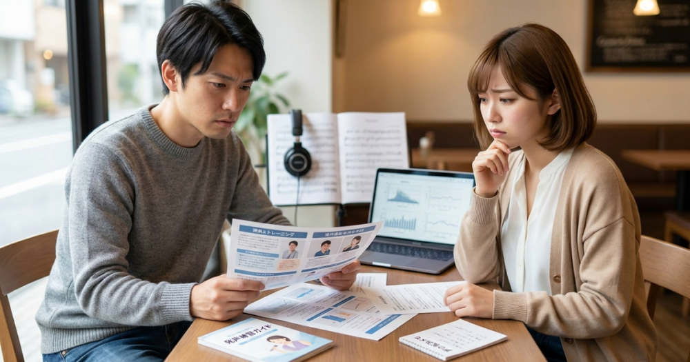 ボイトレ 意味ない 理由 失敗しない選び方の解説イメージ