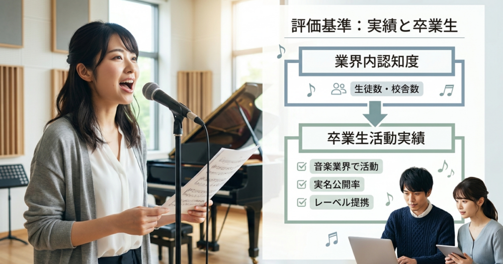 実績と卒業生で選ぶ有名ボイトレスクールランキング【評価基準を公開】