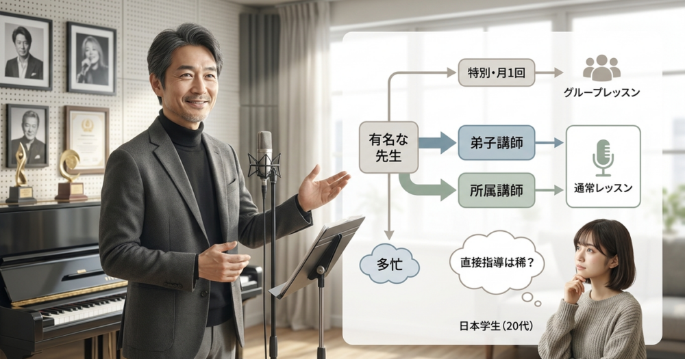 ボイトレの有名な先生を選ぶ前に、知っておくべき現実